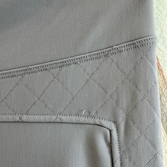 NILS Fleece Lined Gray Quilted Leggings Size Small - Picture 4 of 10
